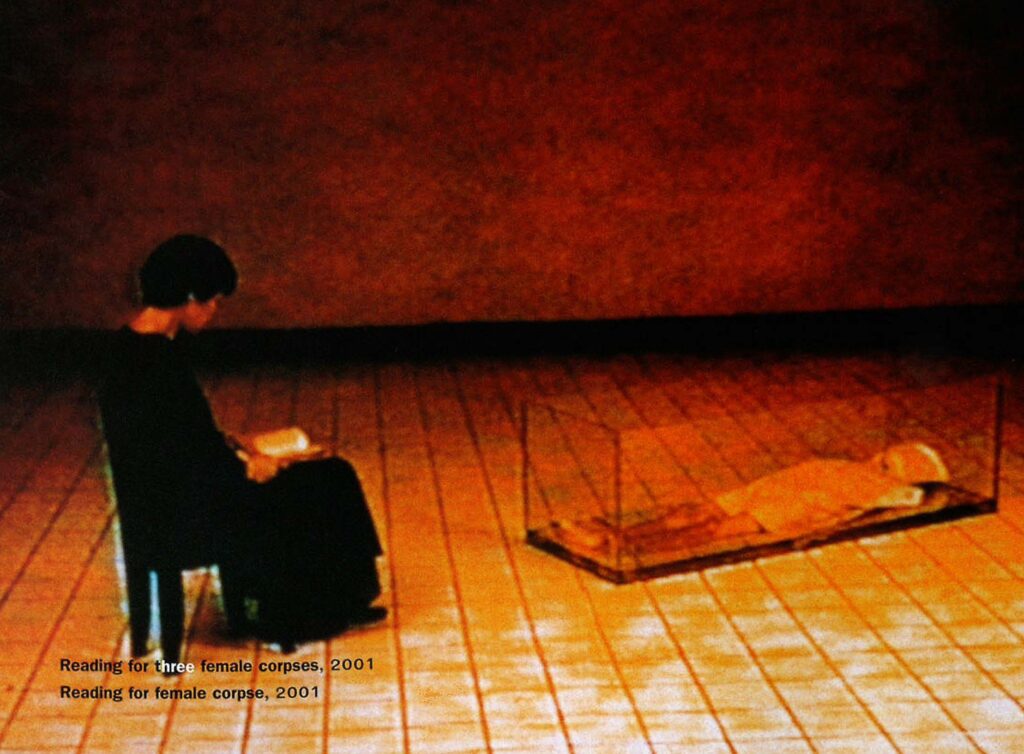 Created the video piece Reading for Female Corpse