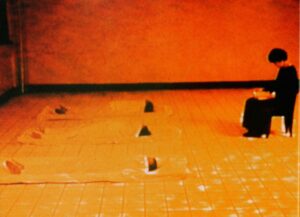 Created the artwork Reading for three female corpses.