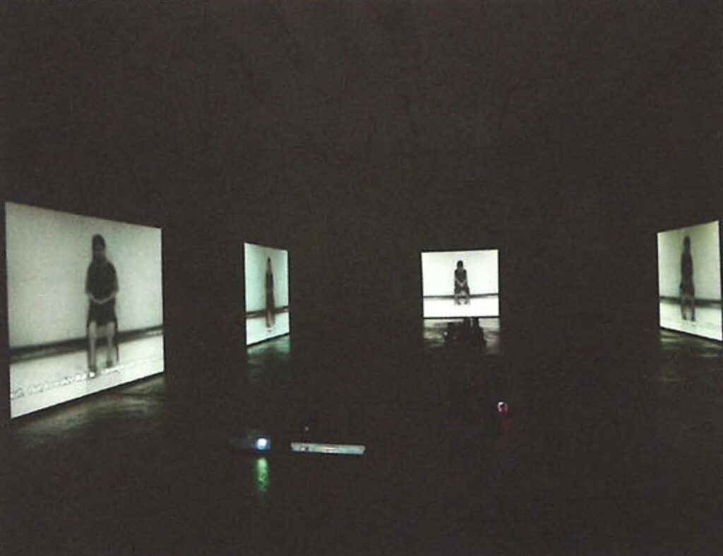 Created the Three-channel video installation Great Times Message Storytellers of the Town: the insane