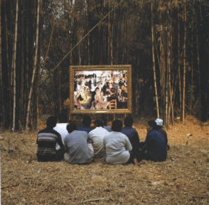 Created the video and photograph piece Two Planets: Renoir’s Ball at the Moulin de la Galette and the Thai Villagers