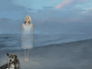 Created the painting Soul of Chamoi and an Artist on the Beach.