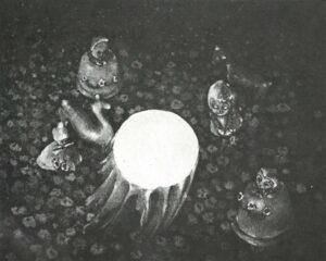 Created the artwork Dolls & Party