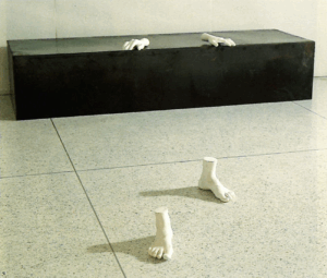 Created the artwork Isolated Hands Waiting To Be Understood From Feet