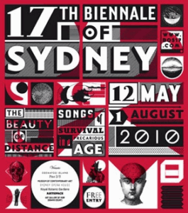 Participated in 17th Biennale of Sydney at Cockatoo Island and various locations, Sydney, Australia.