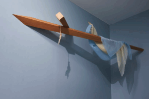 Created an installation An Artist is Trying to Return to Being A Writer