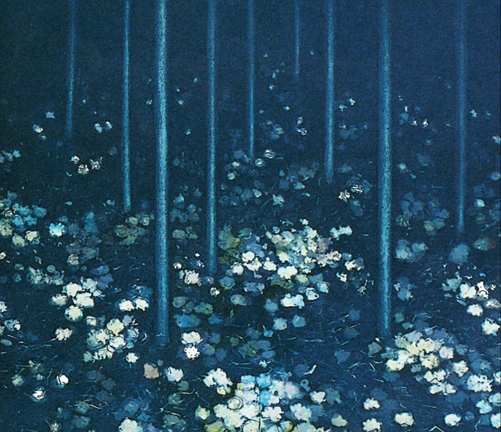 Created the artwork The Edge Of Forest Before Dawn