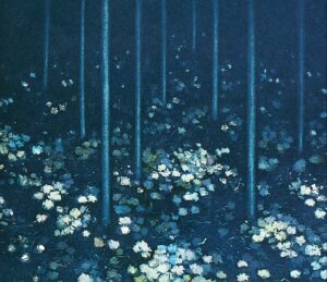 Created the artwork The Edge Of Forest Before Dawn